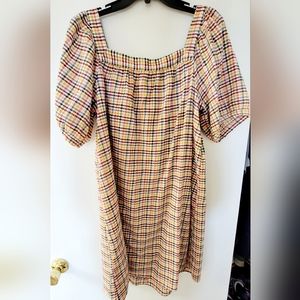 Old Navy Plaid Dress. Size L. Never Worn!